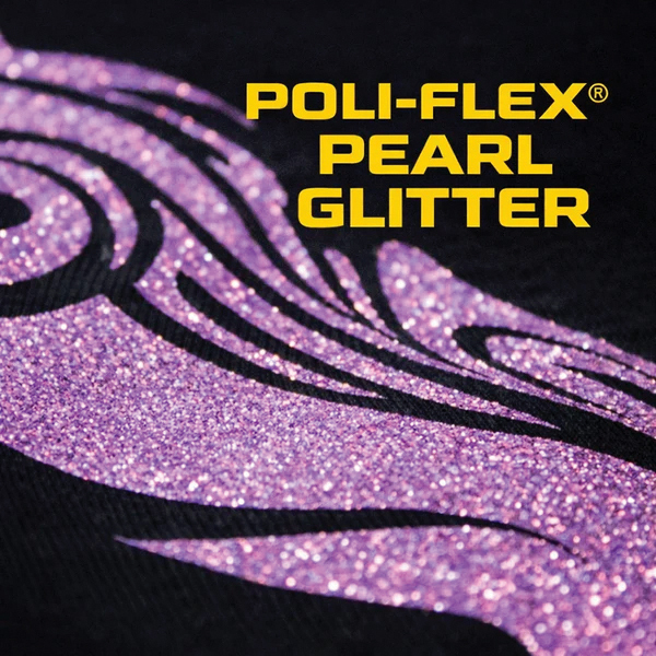 We often think of sparkly films only for artistic sports, stage costumes or children's wear. Of course, these are perfect applications for <b>POLI-FLEX&reg; PEARL GLITTER</b>, but also famous clothing brands use the power of our sparkly range to enhance the impact of their designs. Add just a detail or create a complex motive with our <b>PEARL GLITTER</b> for a special effect thanks to the only sparkly film 100% Made in Europe, Made in Germany.